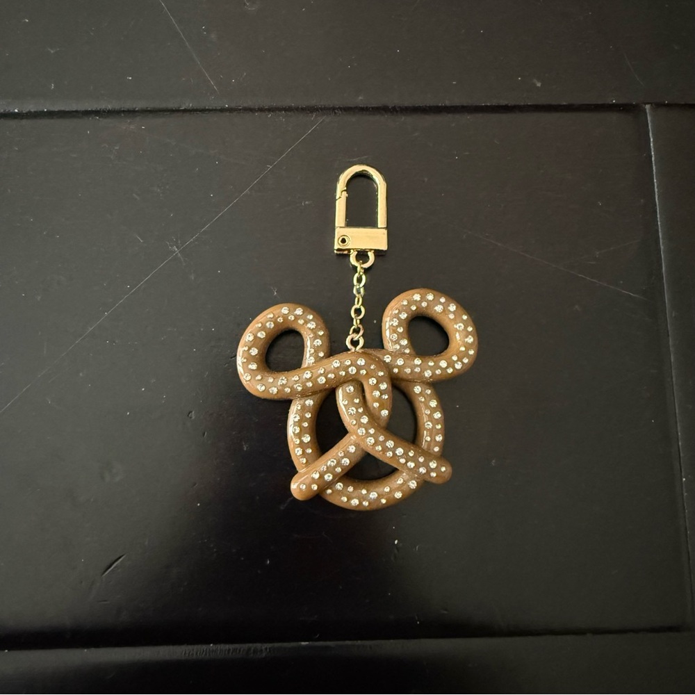 NWOT BaubleBar Mickey Mouse Disney Pretzel Bag Charm